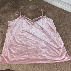 Crush velvet cami